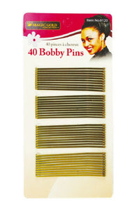 Gold 40 Bobby Pins