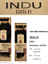 Load image into Gallery viewer, Indu Gold Remy Hair Deep Bulk