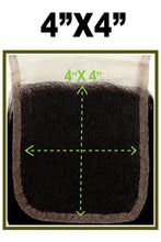 Load image into Gallery viewer, 4X4 HD Straight Lace Closure