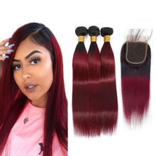 Load image into Gallery viewer, 15A 3 pcs Body Wave+ 6*5 T Closure