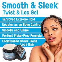 Load image into Gallery viewer, Crazy Loc Black Castor Oil Gel