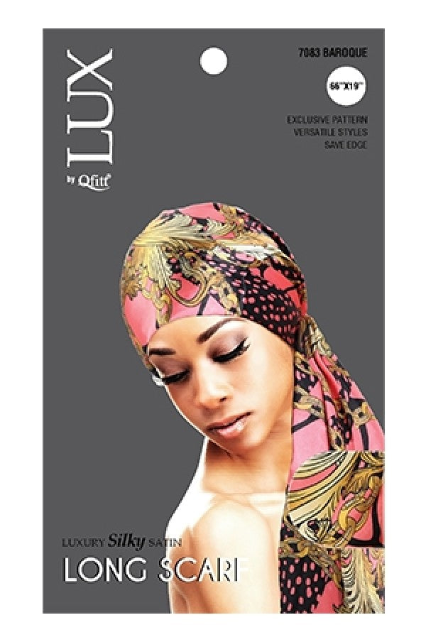 ?LUX SATIN LONG HEAD SCARF? Lux Luxury Silk Satin Long Scarf – Elegant Boutique Beauty  main image 3