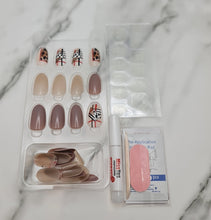 Load image into Gallery viewer, Almond Brown Press on Nails