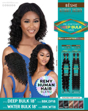 Load image into Gallery viewer, Human Hair Blend Water Bulk 18"