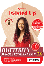 Load image into Gallery viewer, Butterfly Jungle Rose Braids