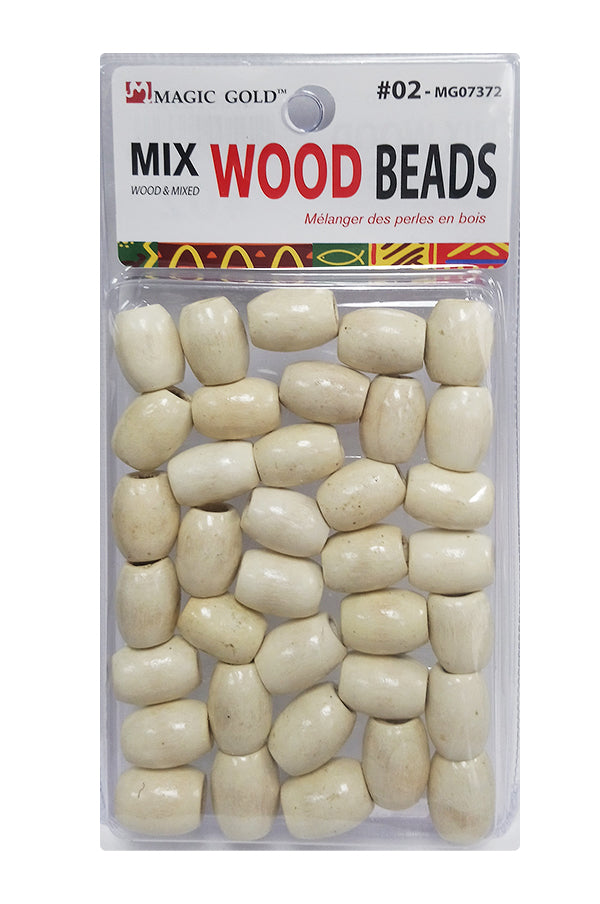 Magic Gold Wood Beads 02