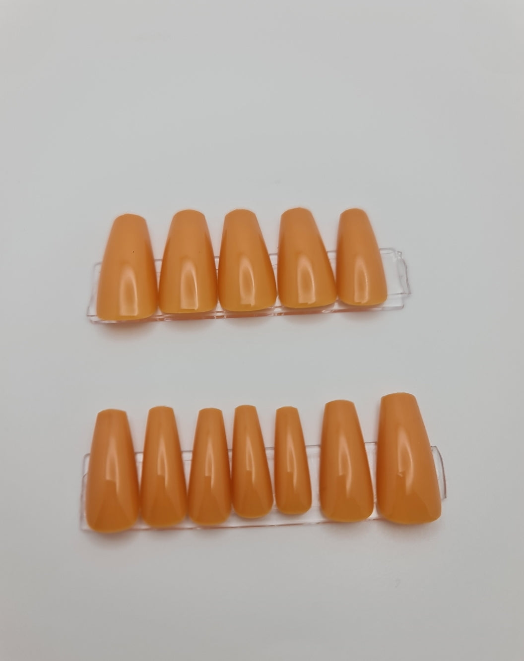 Orange Ballerina Press on Nails