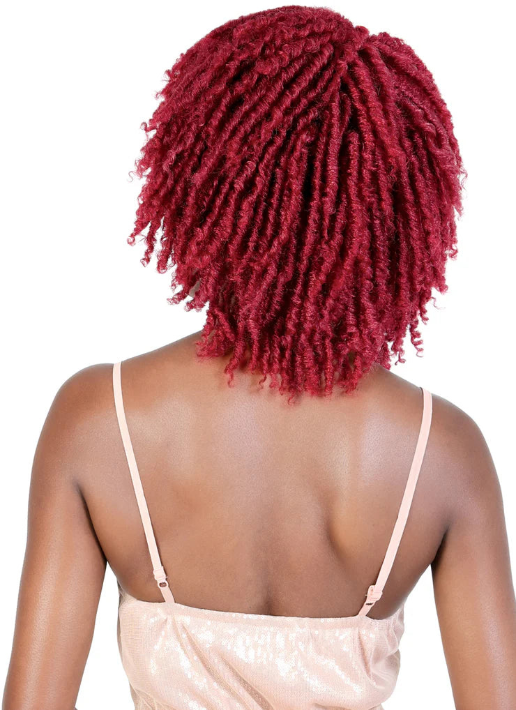 Tali Wig Faux Loc Braid Bob with Bang Tali Wig Faux Loc Braid Bob with Bang