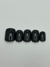 Load image into Gallery viewer, Black  Press on nails