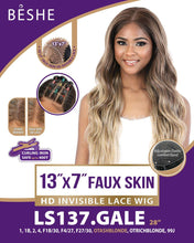 Load image into Gallery viewer, Beshe 13x7 HD Invisible Faux Skin Lace Gale Wig
