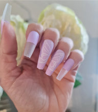 Load image into Gallery viewer, Purple Butterfly  Press on nails