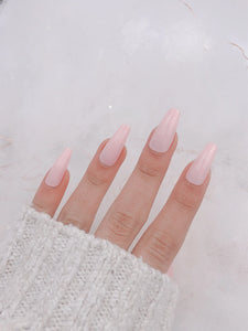Pink Press on Nails