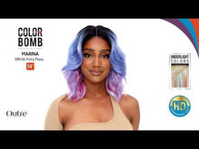 Load and play video in Gallery viewer, Outre Color Bomb HD Lace Front Marina