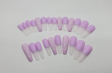 Load image into Gallery viewer, Purple Butterfly  Press on nails