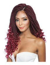 Load image into Gallery viewer, 3x Curly Ends Box Braids 14"