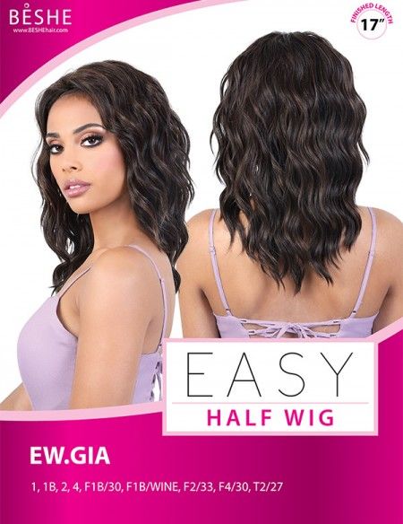 Beshe Easy Synthetic Half Wig Gia NY Hair Beauty Warehouse Inc