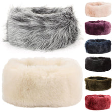 Load image into Gallery viewer, Luxury faux fur headband