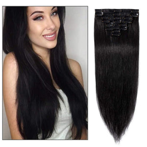 Natural Way Synthetic Clip In 7 Pcs 18"