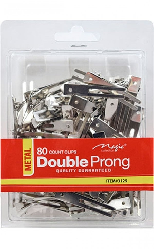 80 Pc Double Prong Clips