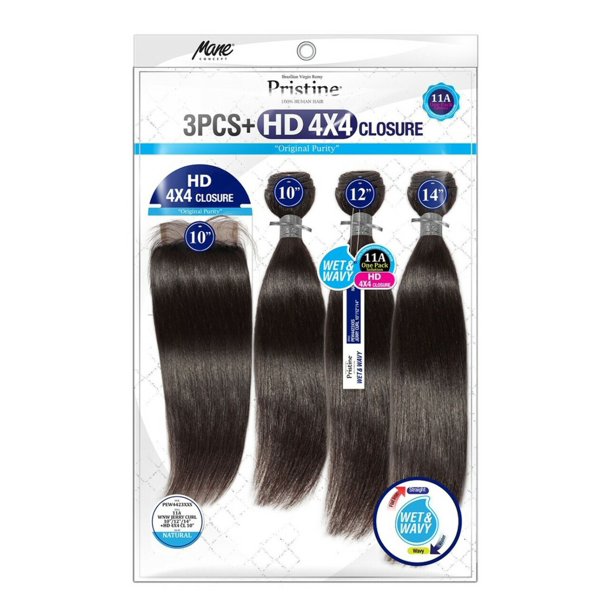 Pristine 11A Jerry Curl + HD 4X4 Closure Pristine 11A Jerry Curl + HD 4X4 Closure