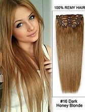 Load image into Gallery viewer, Honey Blonde Clip In 7 pcs 18"