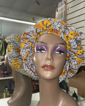 Load image into Gallery viewer, African Print Bonnet