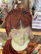Load image into Gallery viewer, Half cornrow, Half Braid wig
