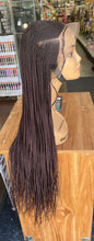 Load image into Gallery viewer, Half cornrow, Half Braid wig