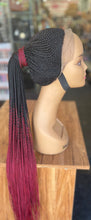 Load image into Gallery viewer, Cornrow in a bun wig