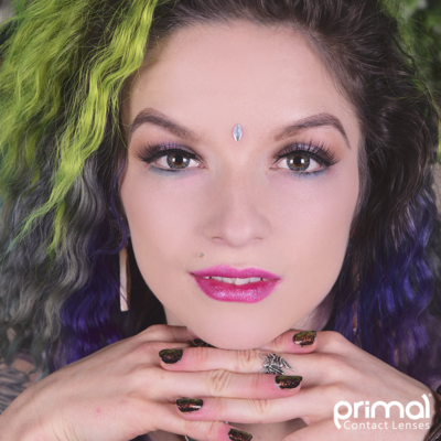 Primal Eye Contacts Delightful Azure