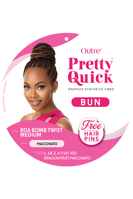 Outre Synthetic Pretty Quick Bun
