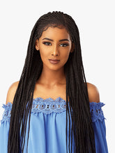 Load image into Gallery viewer, Half cornrow, Half Braid wig