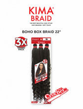 Load image into Gallery viewer, Boho Box Braid 22"