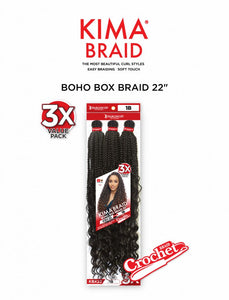 Boho Box Braid 22"