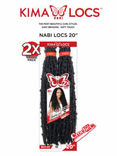 Load image into Gallery viewer, 2x Nabi Butterfly Locs 20"