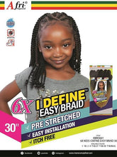 Load image into Gallery viewer, KBRD601 - 6X Kids Easy Braid 30"
