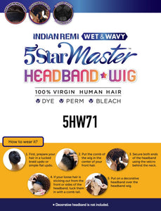 5 Star Master Headband Wig 5HW71