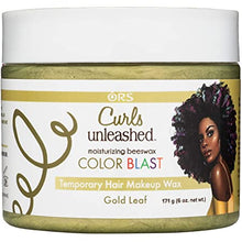 Load image into Gallery viewer, Gold leaf Temporary Hair Wax