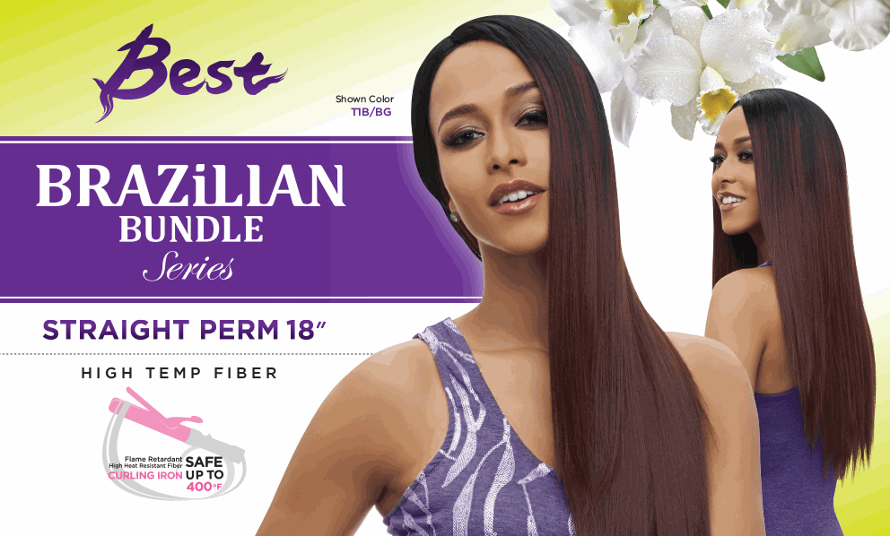 Brazilian straight perm weave 18