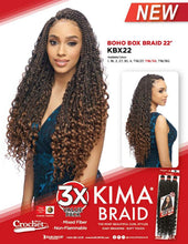 Load image into Gallery viewer, Boho Box Braid 22"