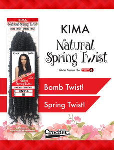 Kima Natural Spring Twist 14"
