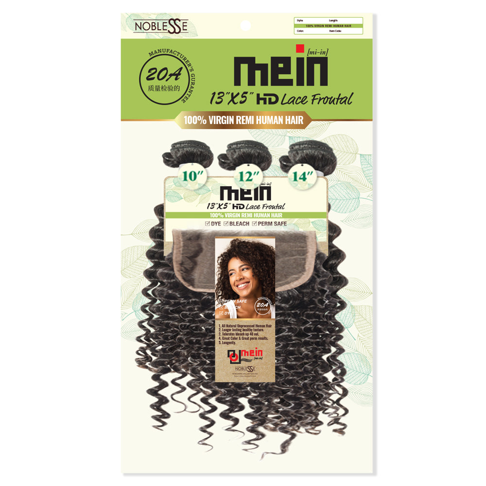 20A Deep Wave 3 pcs + 13 x 5 closure 20A Deep Wave 3 pcs + 13 x 5 closure