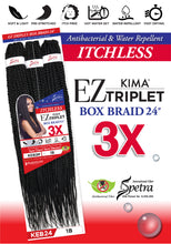 Load image into Gallery viewer, Kima EZ Triplet Box Braid 24"