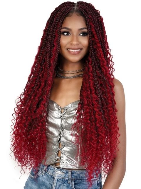 HD Boho Box Braids wig