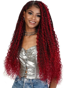 HD Boho Box Braids wig