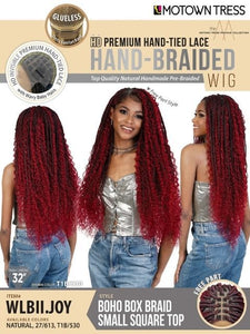 HD Boho Box Braids wig