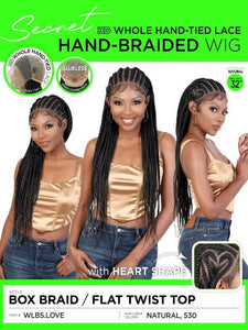 Box Braid Flat Twist Top