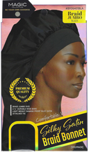 Load image into Gallery viewer, Magic Collection Silky Satin Braid Bonnet
