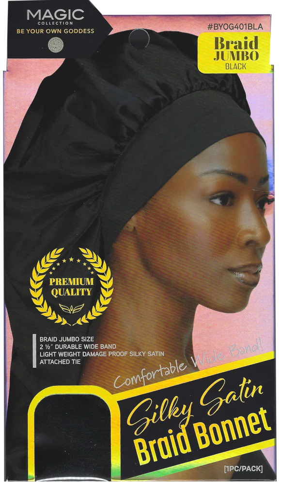 Magic Collection Silky Satin Braid Bonnet