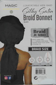 Magic Collection Silky Satin Braid Bonnet